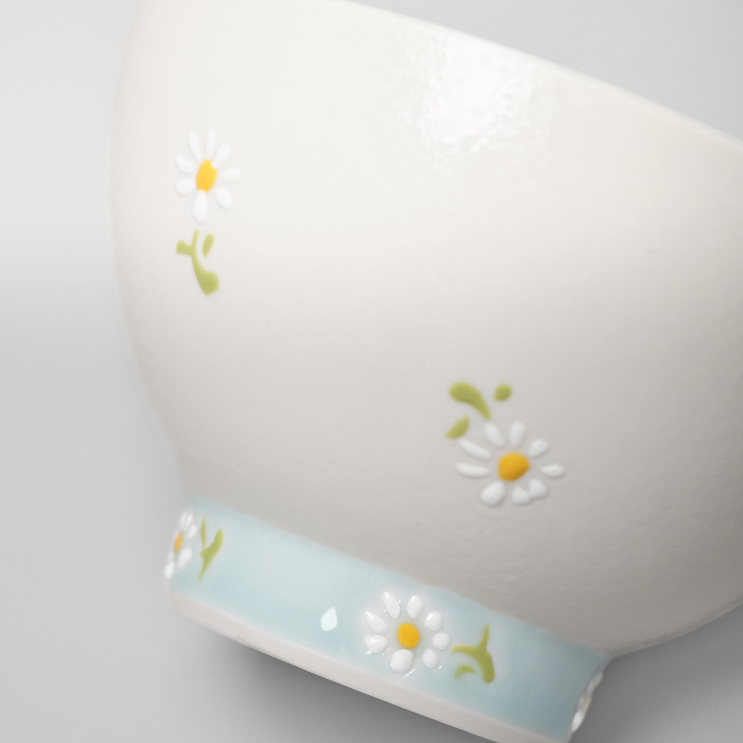 Hasami Ware Rice Bowl - Daisy (Blue)