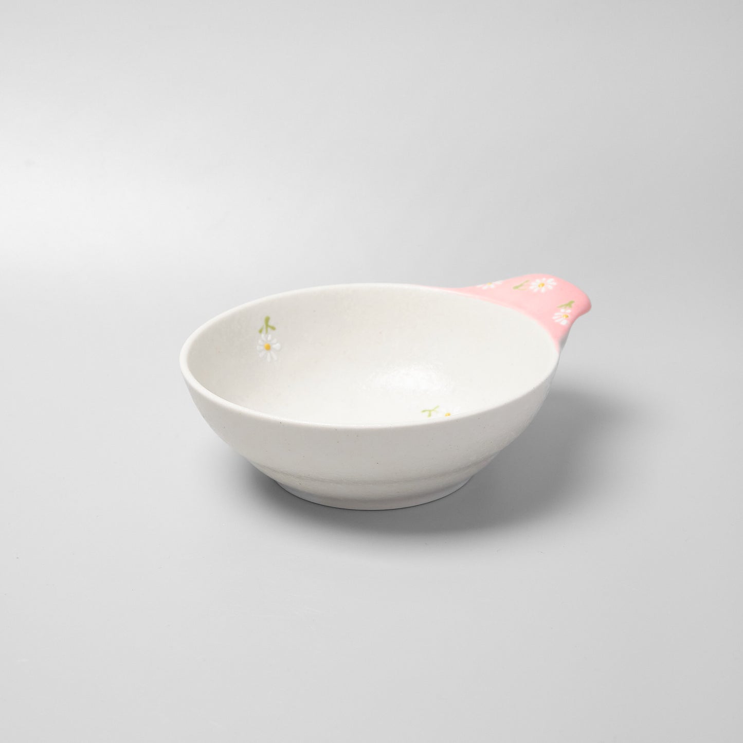 Hasami Ware Serving Bowl with Handle - Daisy (Pink)