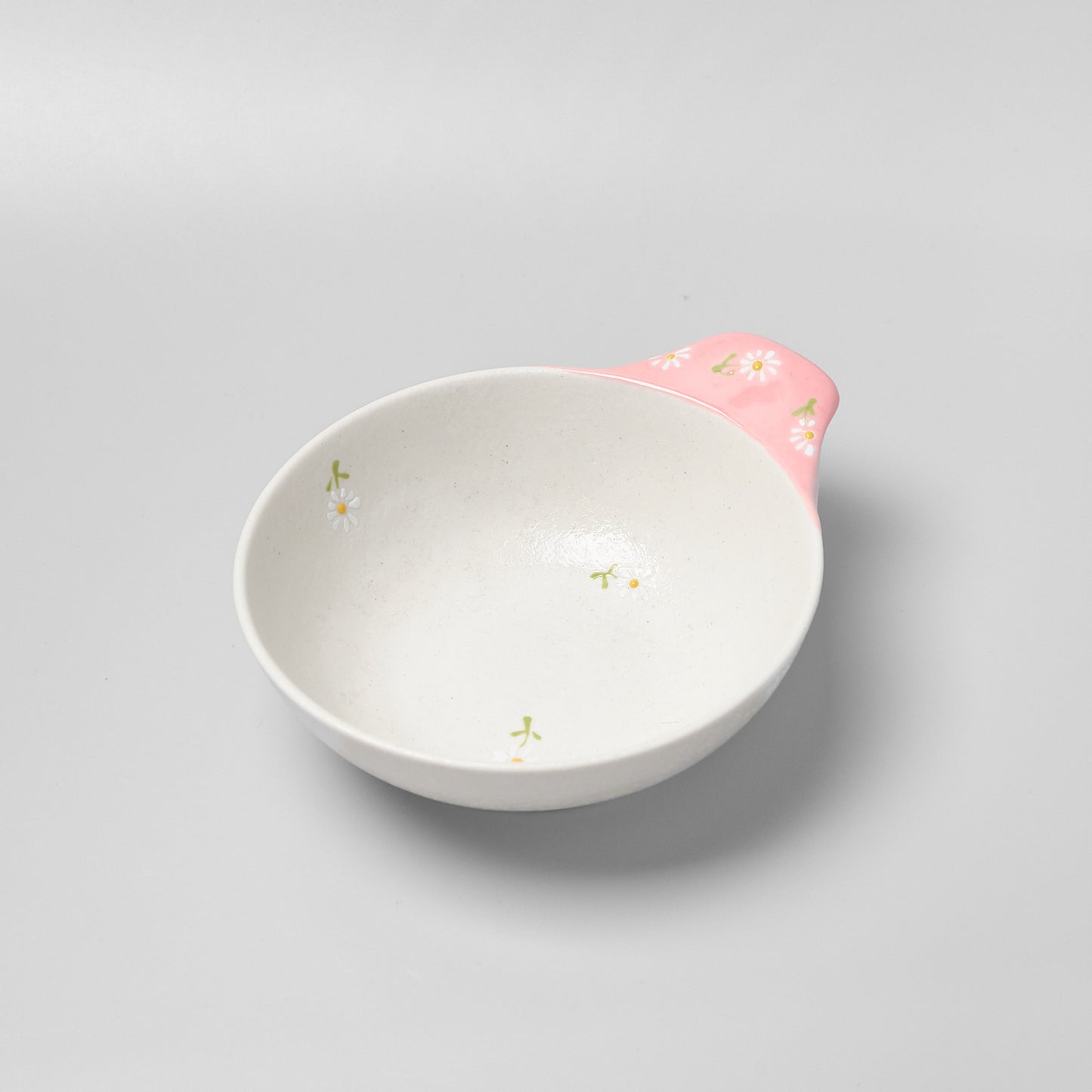 Hasami Ware Serving Bowl with Handle - Daisy (Pink)