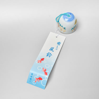 Hasami Ware Wind Chime - Gilded Wisteria