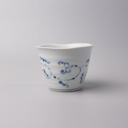 Hasami Ware Yunomi Teacup - Bird Kanji