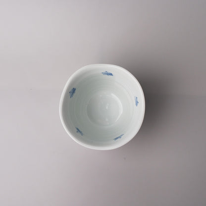 Hasami Ware Yunomi Teacup - Bird Kanji
