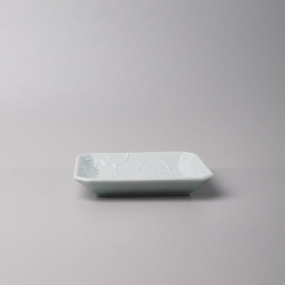 Hasami ware Side Dish Plate - Spring Bloom