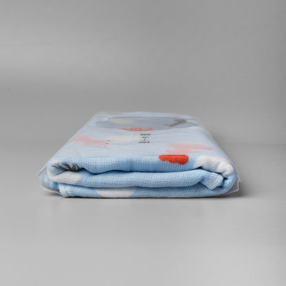 Imabari Gauze Face Towel - Carefree Goldfish
