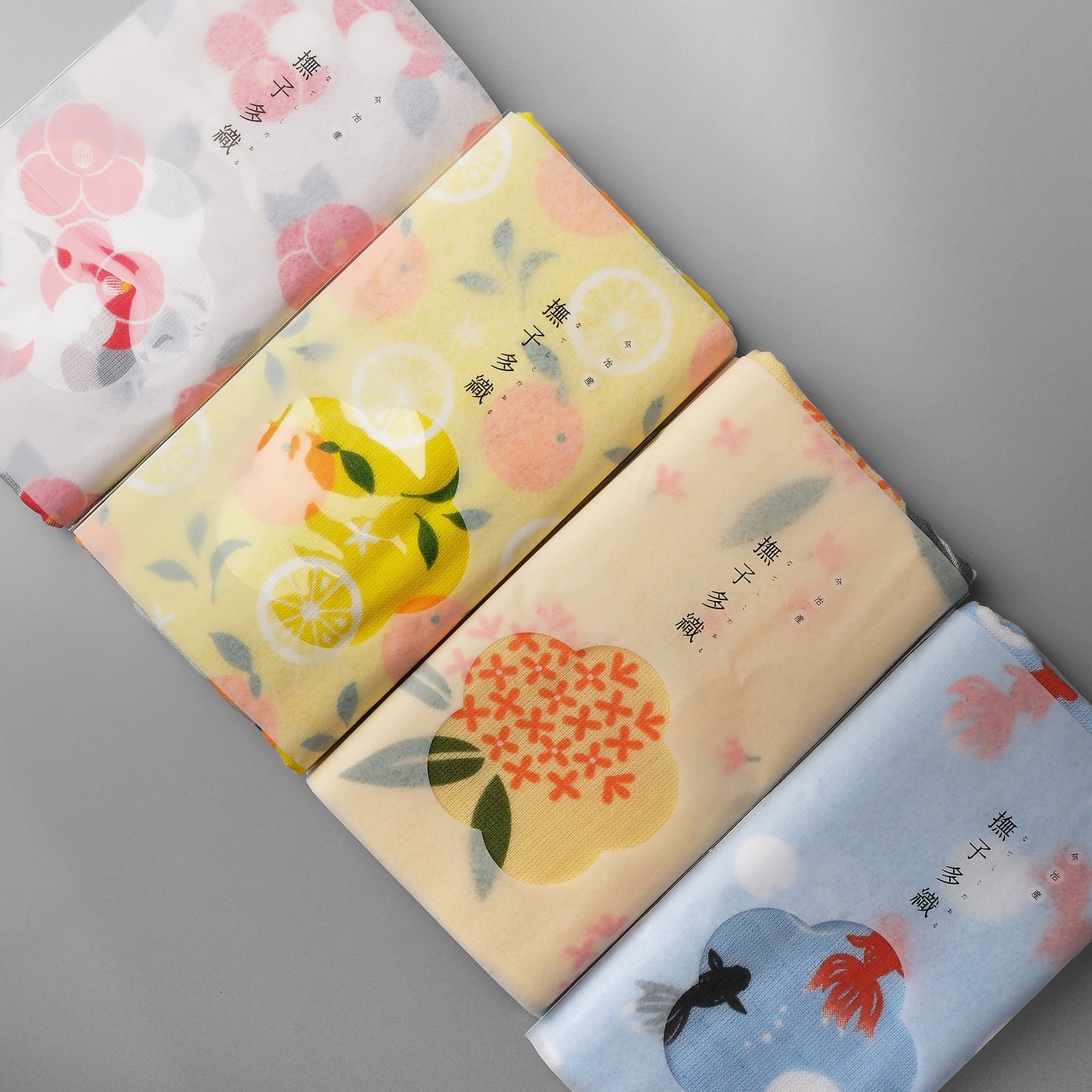 Imabari Gauze Face Towel - Carefree Goldfish