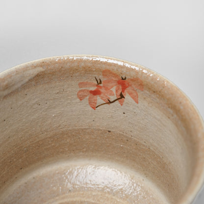 Imari Ware Hand Painted Matcha Bowl - Autumn Leaves