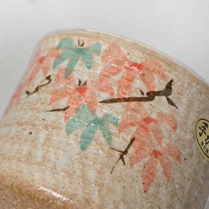 Imari Ware Hand Painted Matcha Bowl - Autumn Leaves