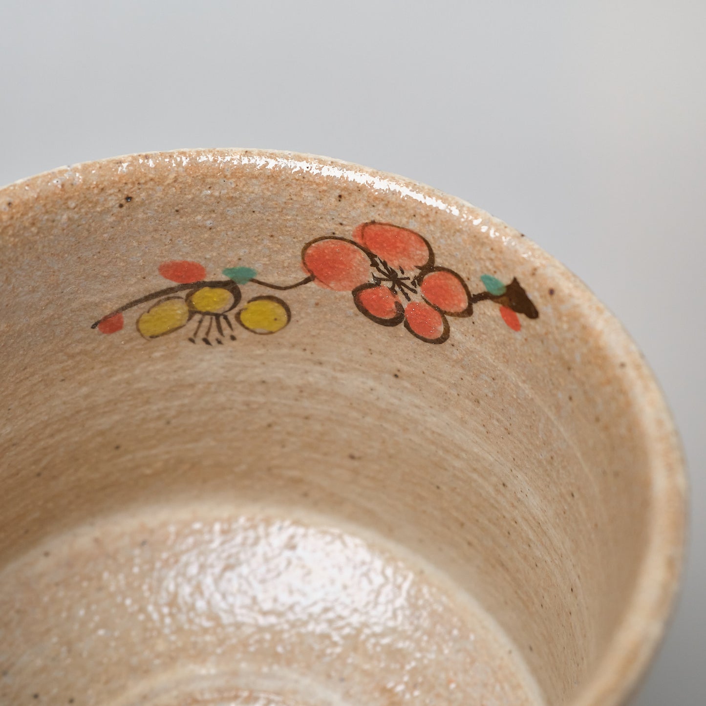 Imari Ware Hand Painted Matcha Bowl - Ume Plum Blossom