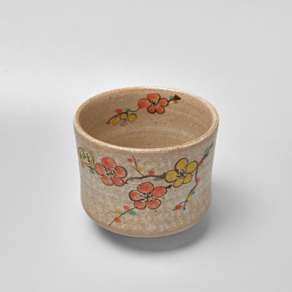 Imari Ware Hand Painted Matcha Bowl - Ume Plum Blossom