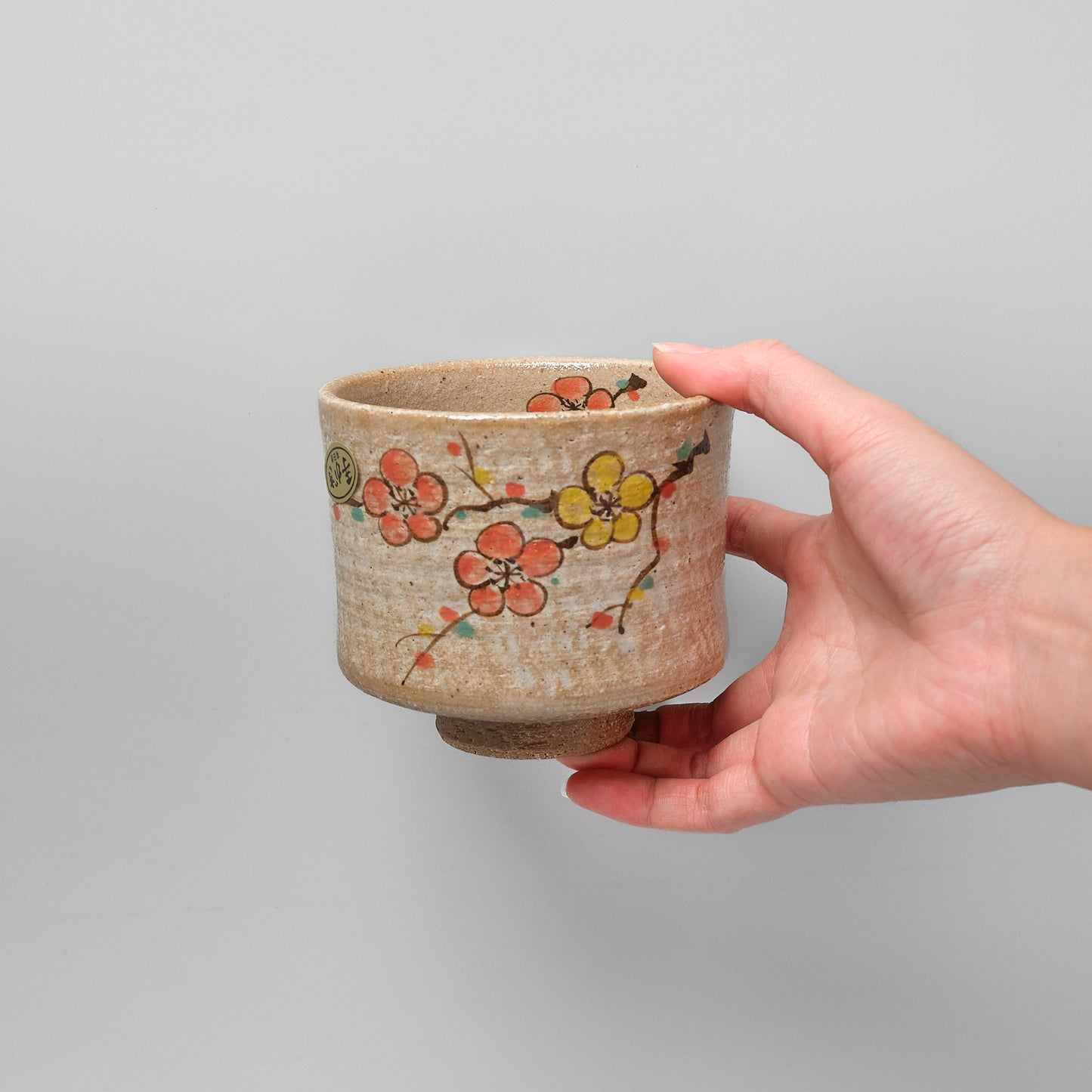 Imari Ware Hand Painted Matcha Bowl - Ume Plum Blossom