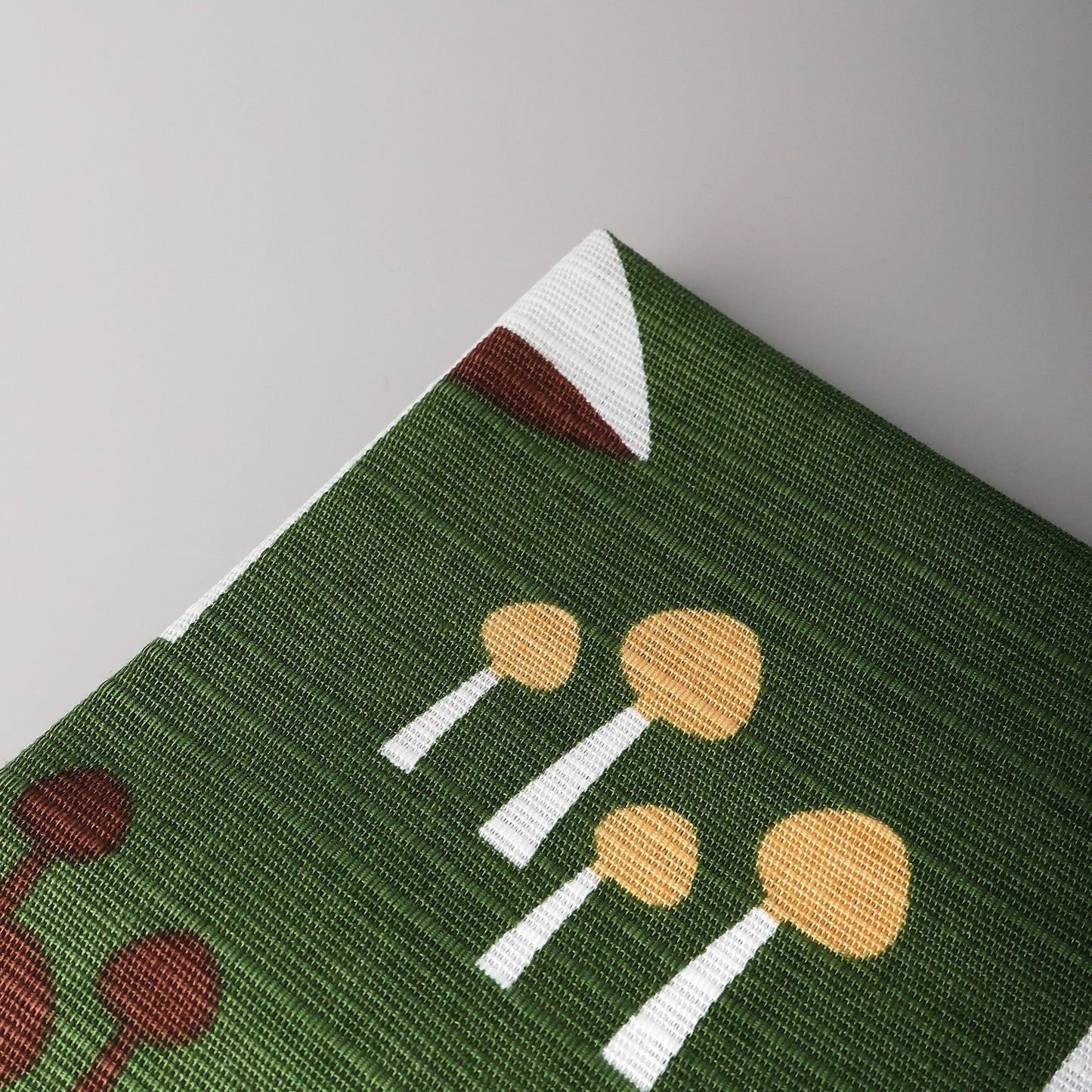 Japanese Cotton Furoshiki Wrapping Cloth 50cm - Forest Mushrooms