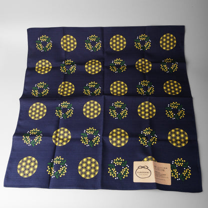 Japanese Cotton Furoshiki Wrapping Cloth 50cm - Mimosa