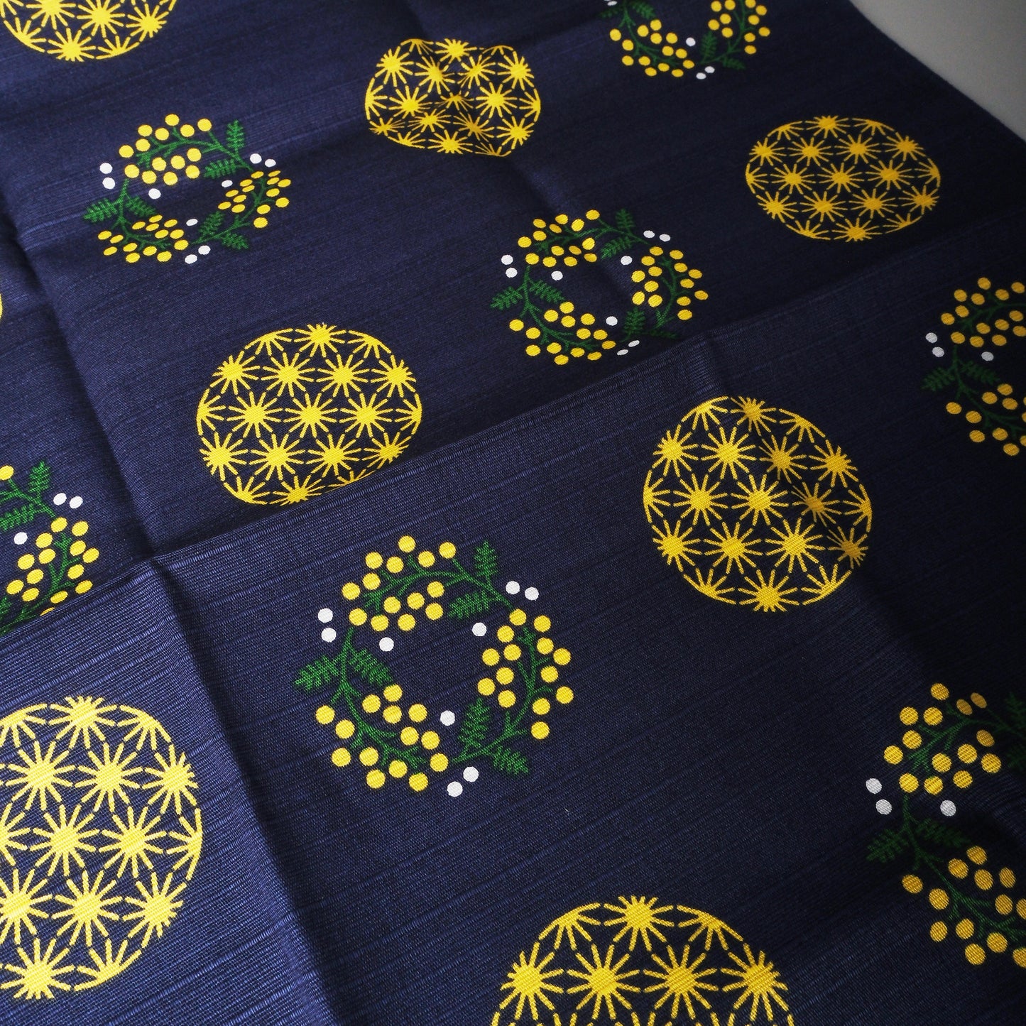 Japanese Cotton Furoshiki Wrapping Cloth 50cm - Mimosa