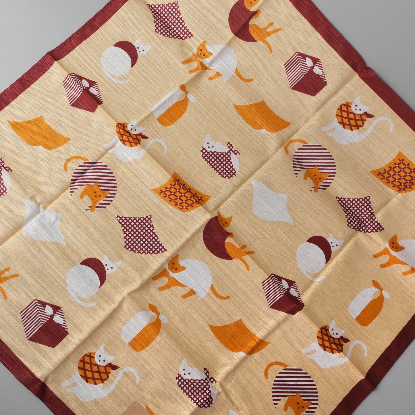 Japanese Cotton Furoshiki Wrapping Cloth 50cm - Wrapped Cats