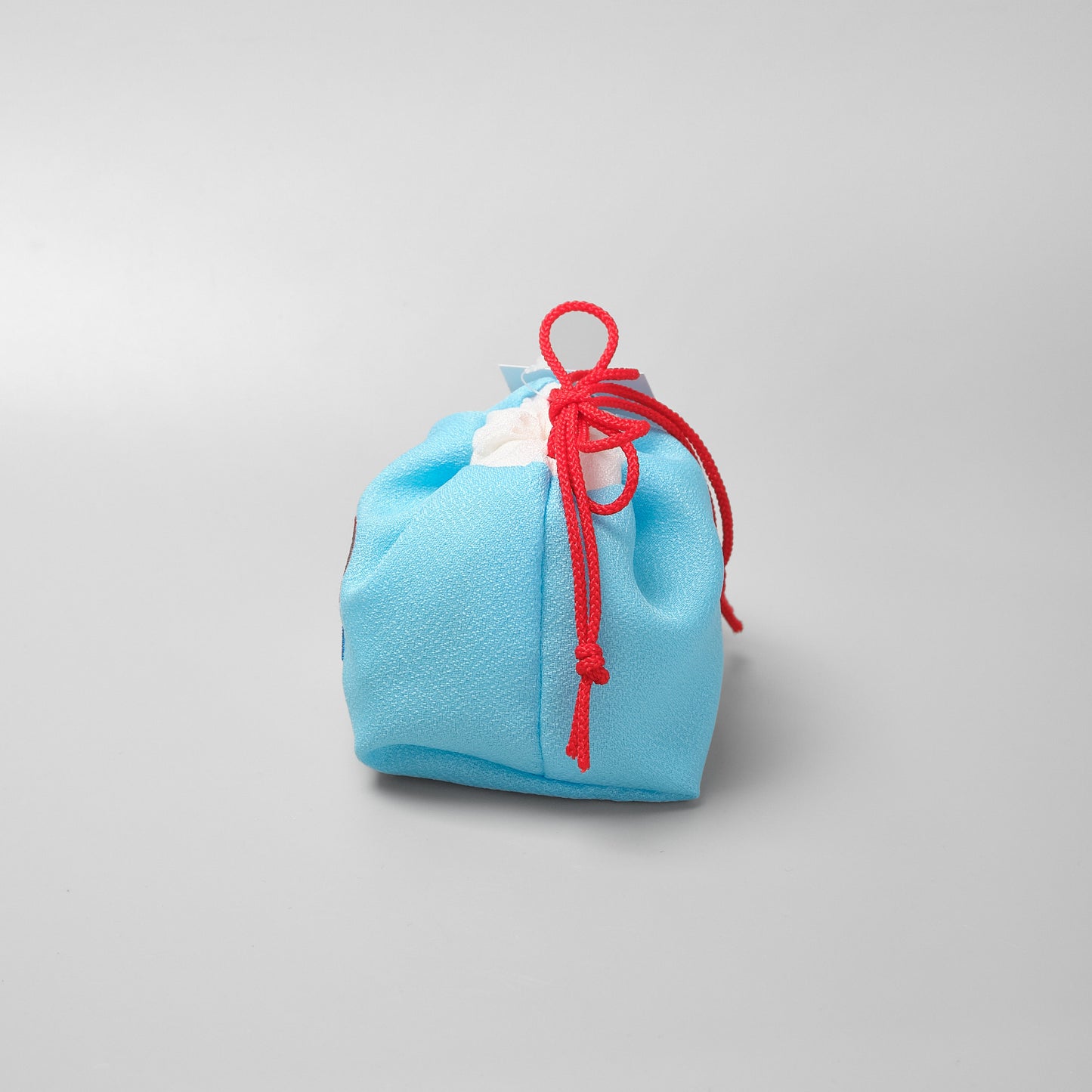 Japanese Enfuku Kinchaku Drawstring Pouch - Mount Fuji