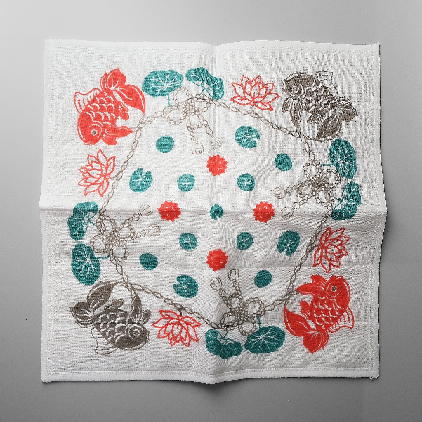 Japanese Kaya Dishcloth - Lucky Goldfish