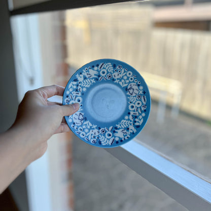 KUKKA Small Plate 15cm - Aqua / Mint / Brown / Yellow