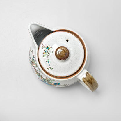 Kutani Ware Japanese Teapot - Blue Bird