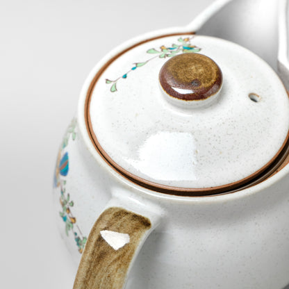 Kutani Ware Japanese Teapot - Blue Bird