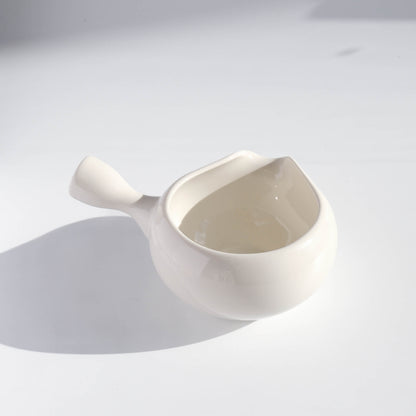 Yuzamashi Matcha Bowl - White Gloss by Shoko-en