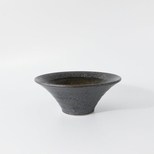 Marbled High Stand Ramen Noodle Large Bowl 22cm - Green