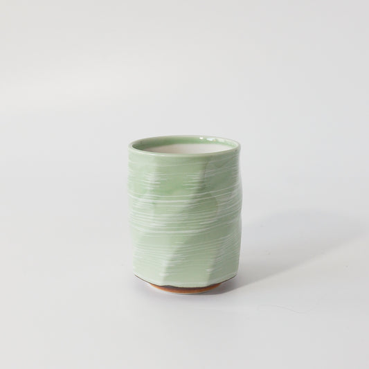 Octagonal Sushi Tea Cup - Mint