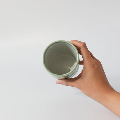 Octagonal Sushi Tea Cup - Mint