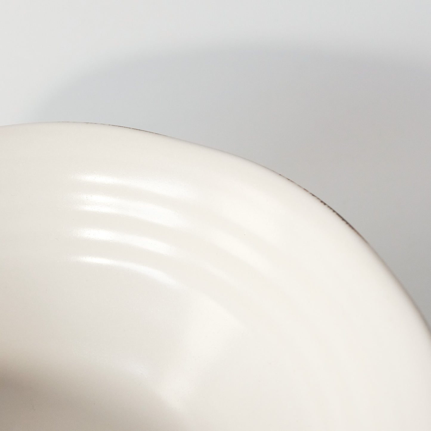 Handmade Porcelain Ramen Noodle Large Bowl 21cm - Rusty White