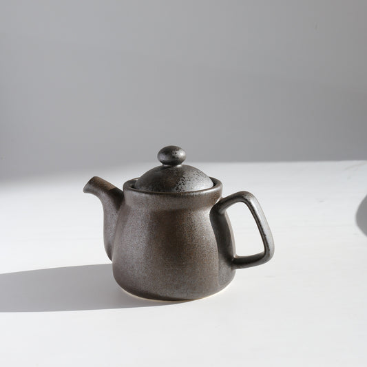Mino Ware Teapot - Matte Black 600cc