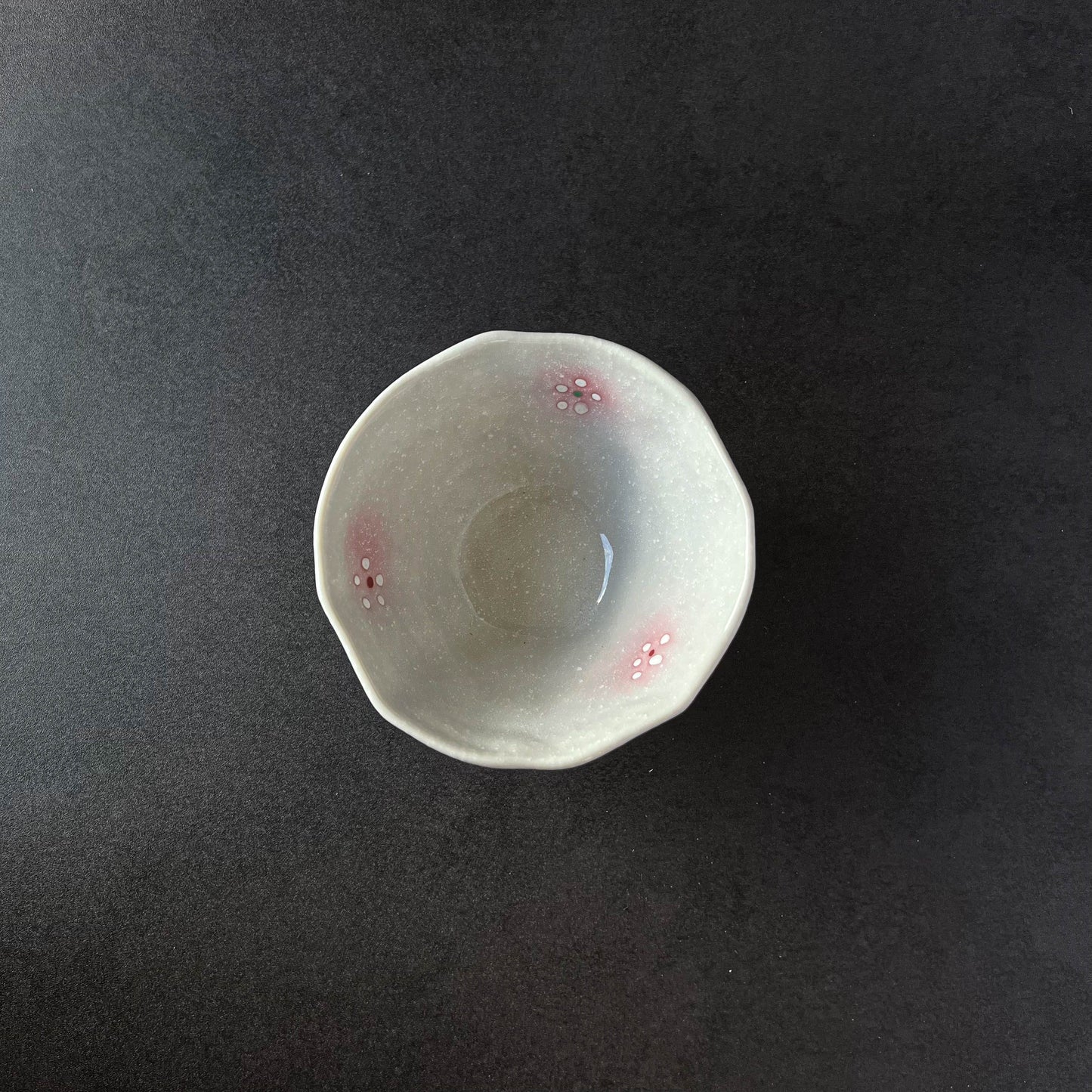 Octagonal Small Rice Bowl 14cm - Arabesque / Cherry Blossom