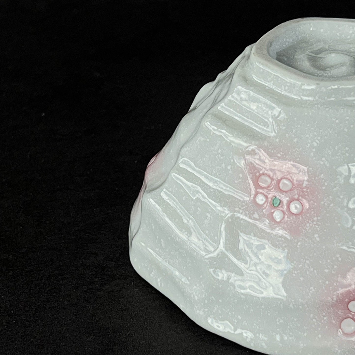 Octagonal Small Rice Bowl 14cm - Arabesque / Cherry Blossom