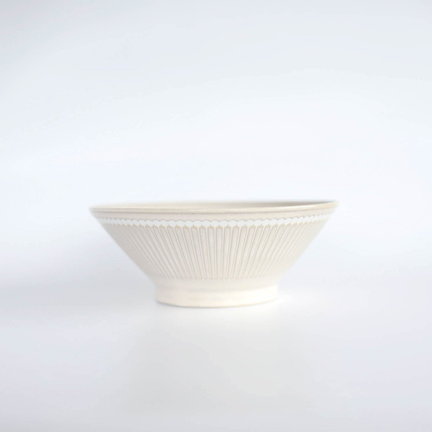 ALBEE Julienne Grass Pattern Ramen Noodle Large Bowl 21cm - Navy / Beige / Grey