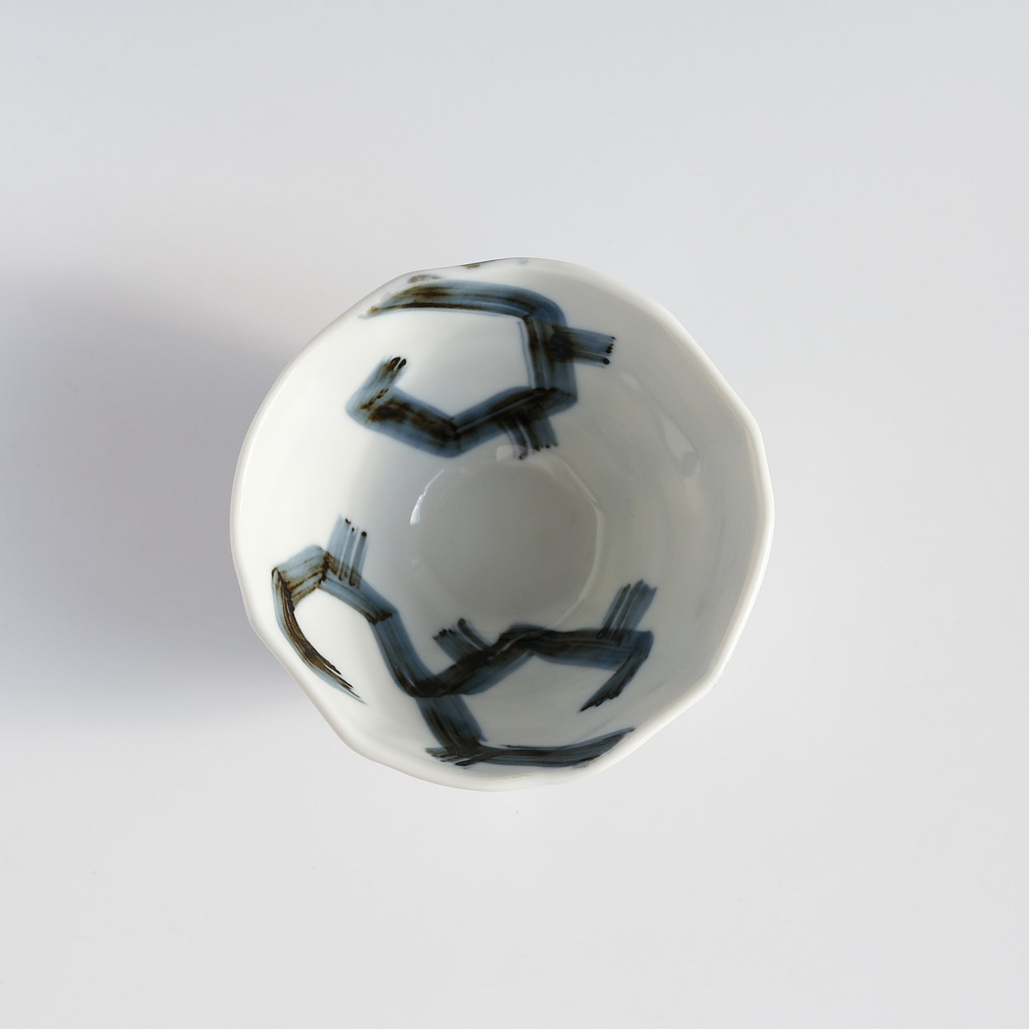 Octagonal Small Rice Bowl 14cm - Arabesque