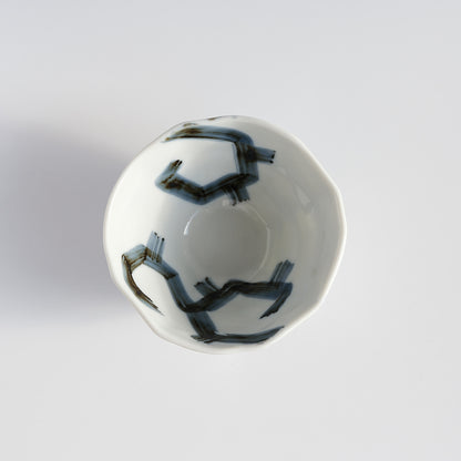 Octagonal Small Rice Bowl 14cm - Arabesque