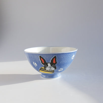 Small Teacup Rice Bowl 12cm - French Bulldog