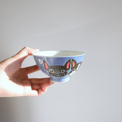 Small Teacup Rice Bowl 12cm - French Bulldog