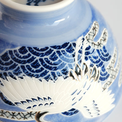 Small Teacup Rice Bowl 12cm - Crane