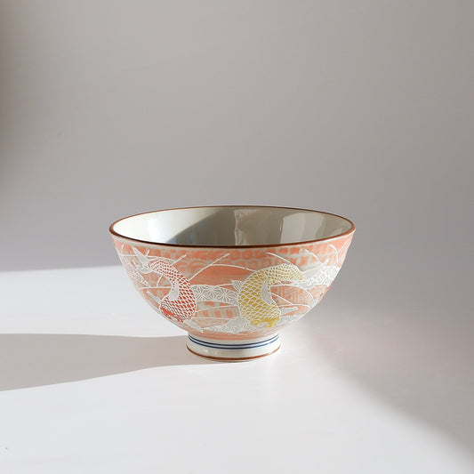 Small Teacup Rice Bowl 12cm - Koi Nishikigoi