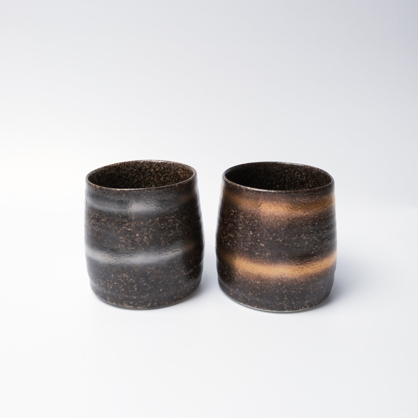 Rinka Arita Ware Japanese Whisky Cup Pair – Silver & Bronze