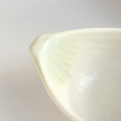 Leaf Shaped Petit Sauce Dish - Beige / Brown