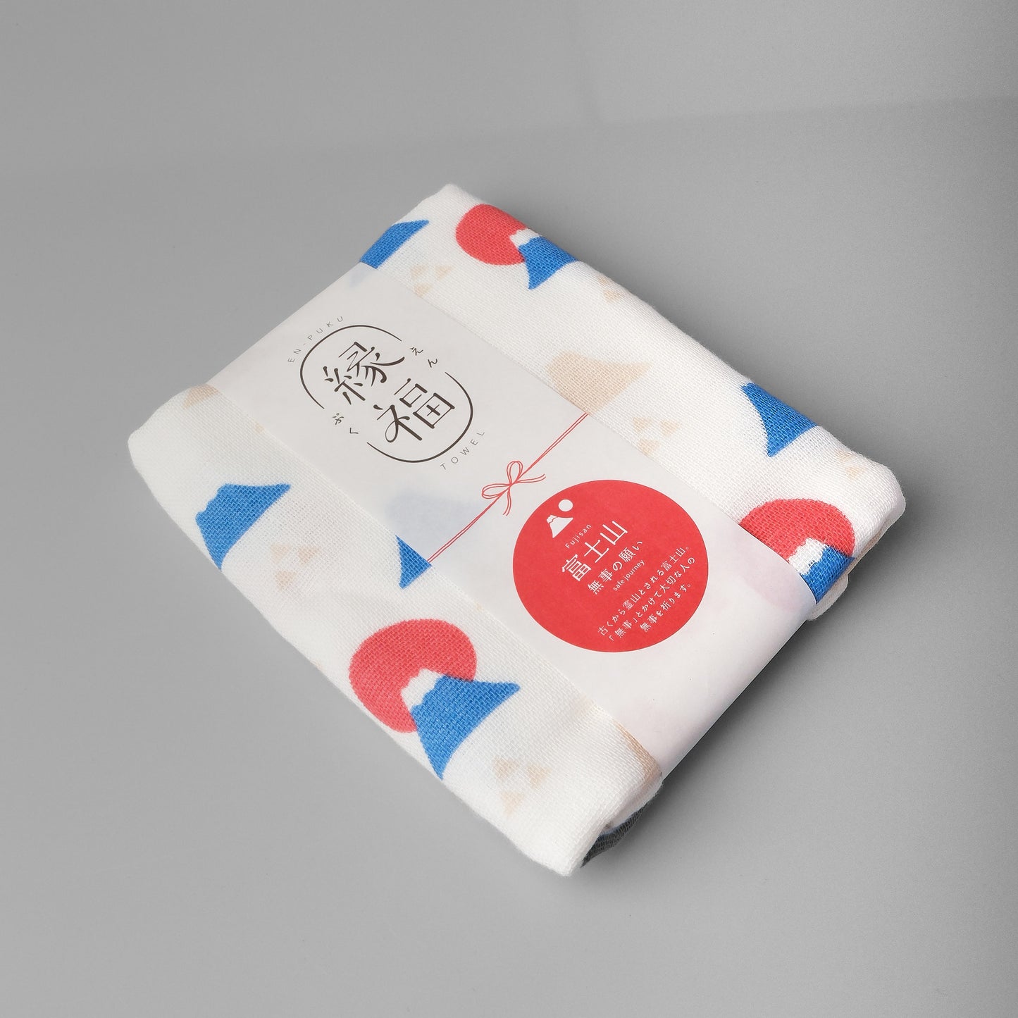 Senshu Enfuku Gauze Face Towel - Mount Fuji