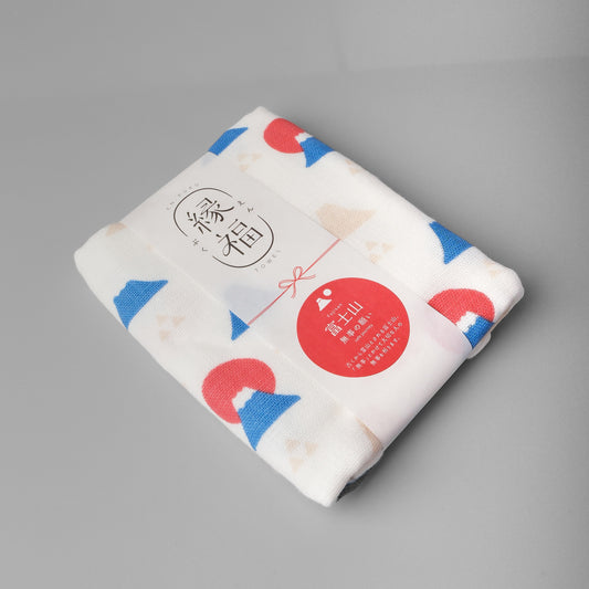 Senshu Enfuku Gauze Face Towel - Mount Fuji