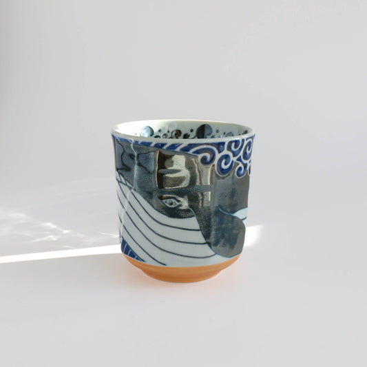 Sushi Tea Cup 280ml - Shiranami Whale