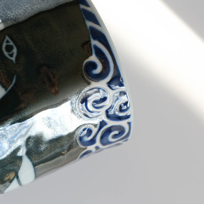 Sushi Tea Cup 280ml - Shiranami Whale