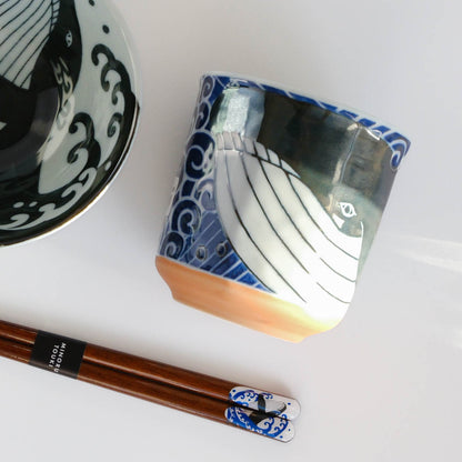 Sushi Tea Cup 280ml - Shiranami Whale