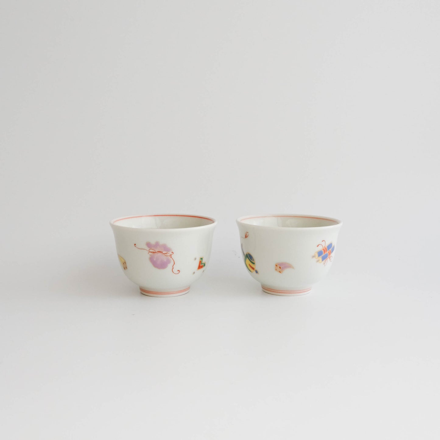 Arita ware Teapot and Teacups Set (Wooden Box) - Fortune