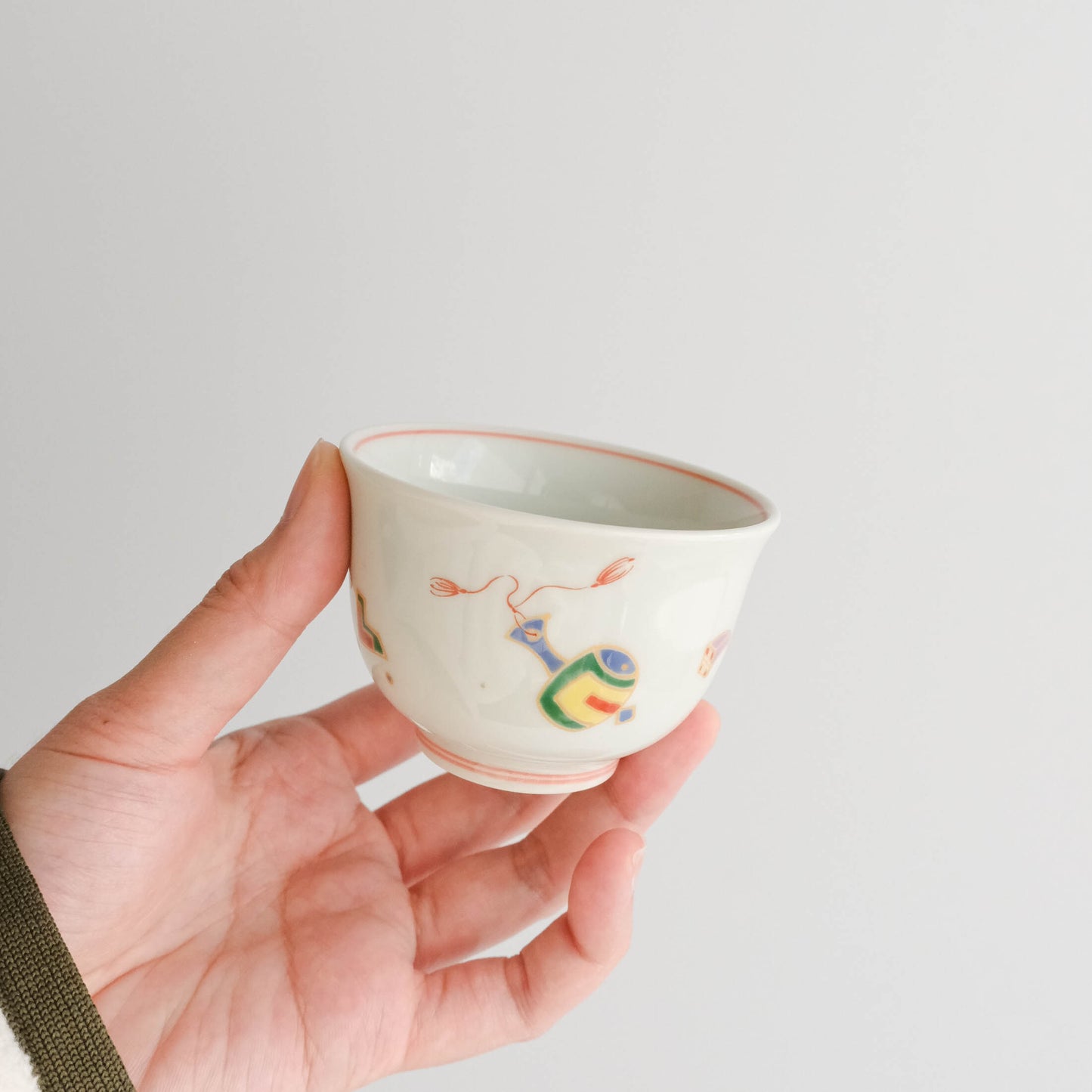 Arita ware Teapot and Teacups Set (Wooden Box) - Fortune