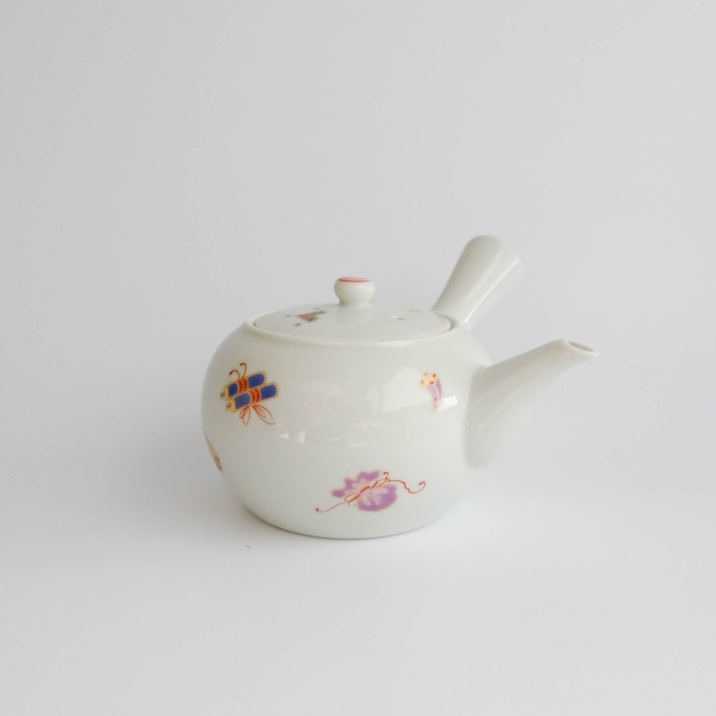 Arita ware Teapot and Teacups Set (Wooden Box) - Fortune