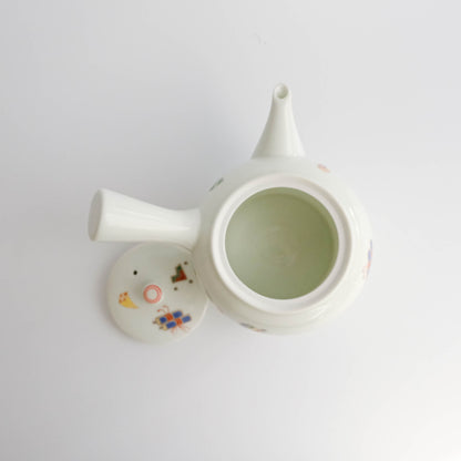 Arita ware Teapot and Teacups Set (Wooden Box) - Fortune