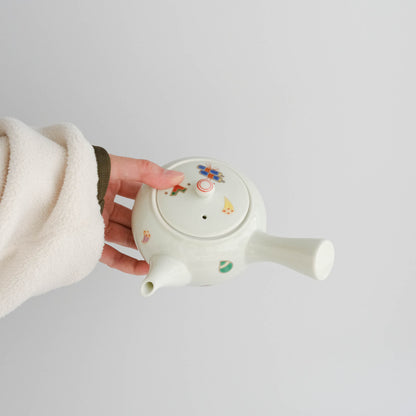 Arita ware Teapot and Teacups Set (Wooden Box) - Fortune